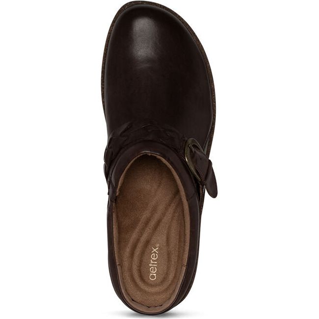 Aetrex Women's Libby Clog Brown DM202