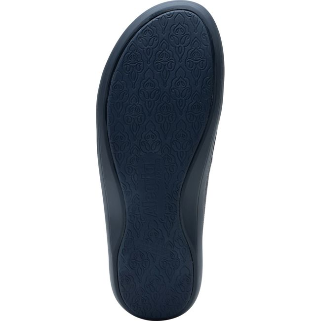 Sole of Women's Alegria Duette Slip On Shoe in Swirl Wind Navy