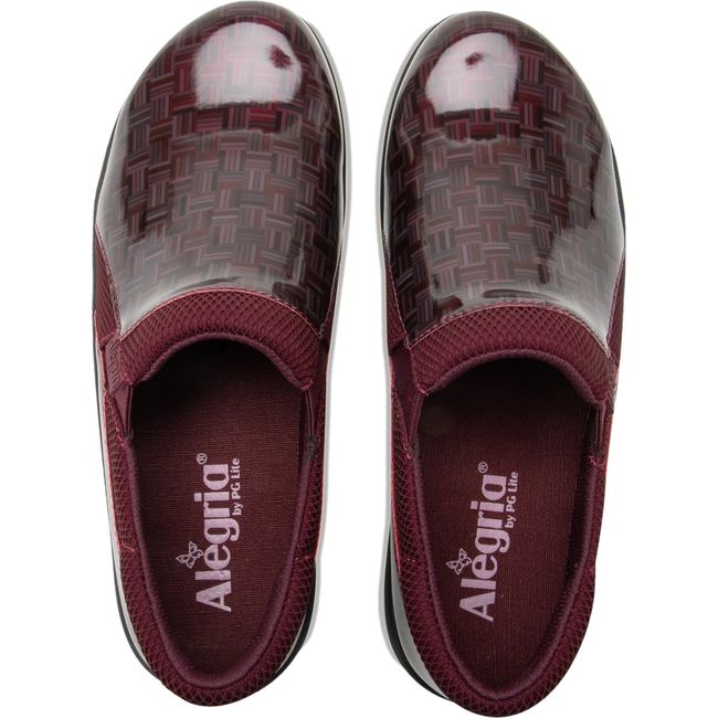 Alegria Women&#39;s Duette Shoe Wine Block DUE-6315