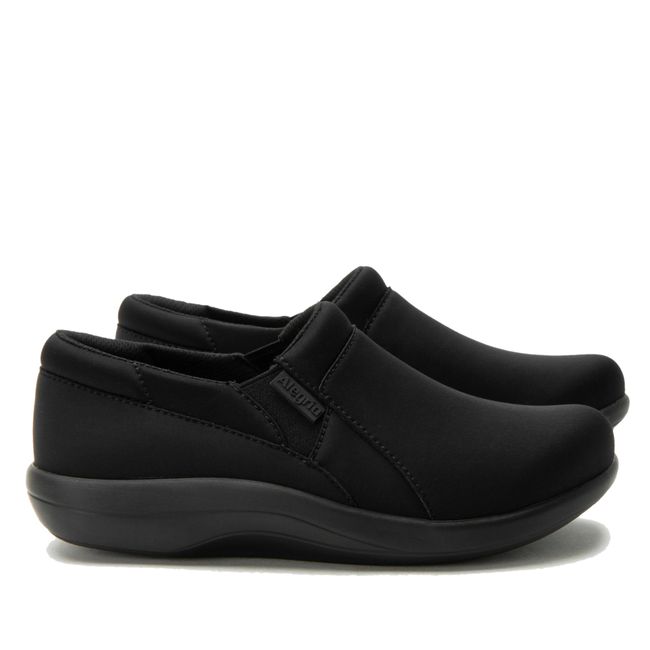 Sides of Alegria Women's Duette Water Resistant Shoes in Liquid Black