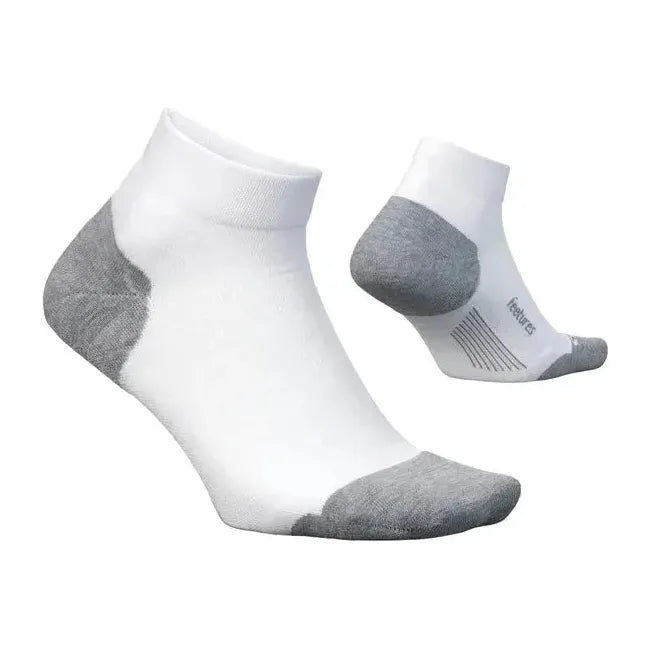Feetures Unisex Elite Max Cushion Low Cut Sock White EC302158