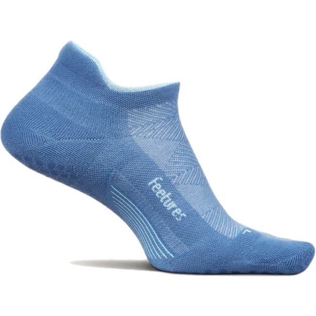 Women's Feetures Elite Grip Max Cushion Tab Sock in Flex Blue