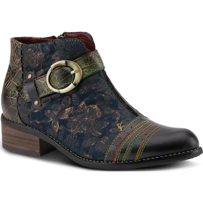 L'Artiste Women's Georgiana Boot Blue Multi