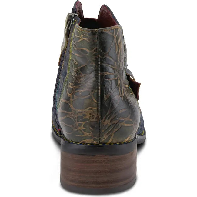L'Artiste Women's Georgiana Boot Blue Multi