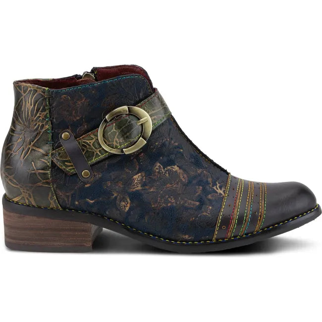 L'Artiste Women's Georgiana Boot Blue Multi