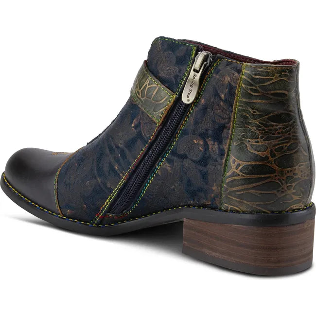 L'Artiste Women's Georgiana Boot Blue Multi