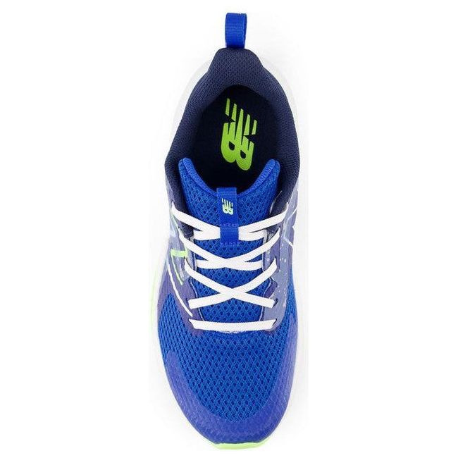 New Balance Kids' Rave Run V2 Running Shoe Team Royal/Blue Oasis/Bleached Lime Glo GKRAVRB2