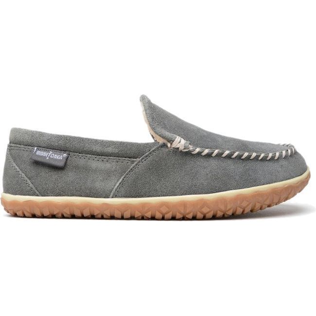 Minnetonka Men's Tilden Moccasin Grey 41005