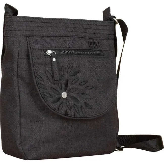 Haiku Jaunt Crossbody Bag Black in Bloom HK048-BLB