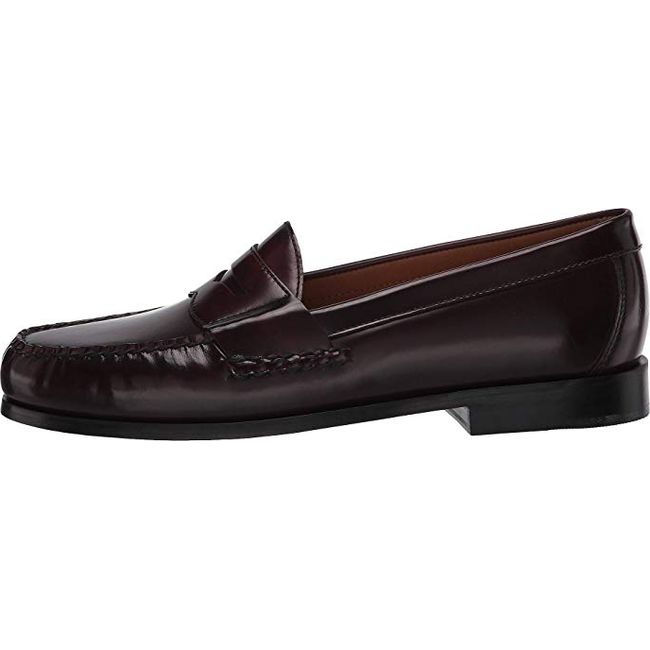 Johnston &amp; Murphy Men's Hayes Penny Dress Shoe Burgundy Brush-Off Leather 15-1093