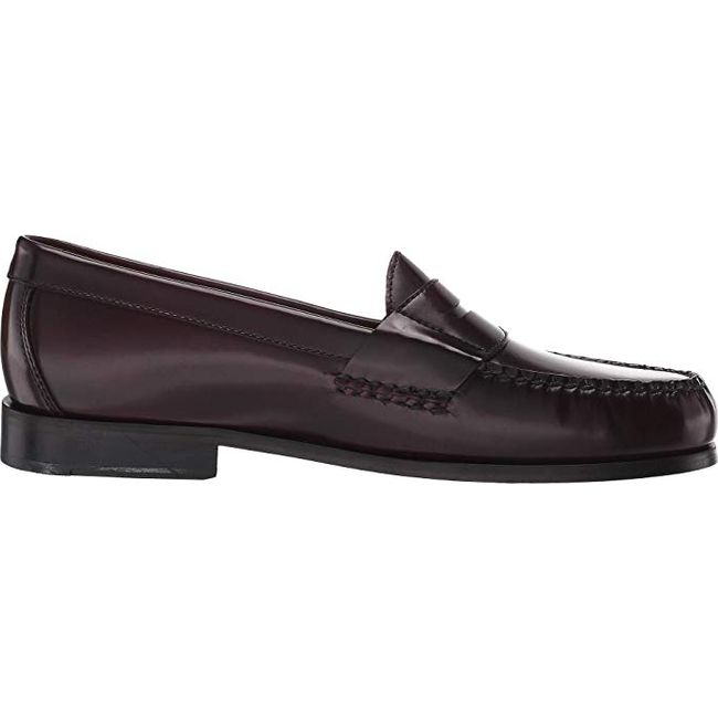 Johnston &amp; Murphy Men's Hayes Penny Dress Shoe Burgundy Brush-Off Leather 15-1093