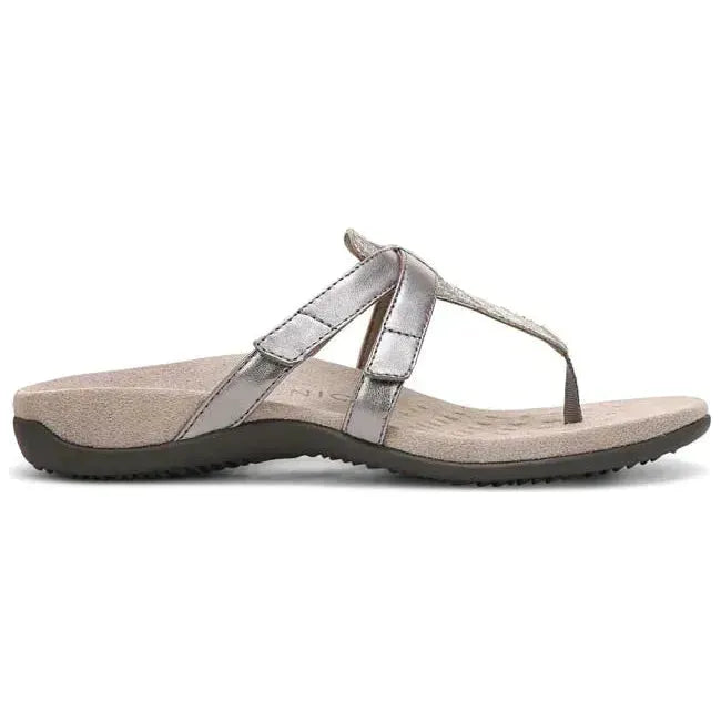 Vionic Women's Karley Flip Flop Silver I4692L1-020