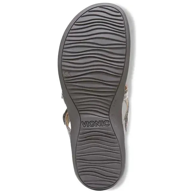 Vionic Women's Karley Flip Flop Silver I4692L1-020