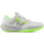 New Balance Women's 796 V4 Tennis Shoe White/Bleached Lime Glo/Brighton Grey WCH796W4