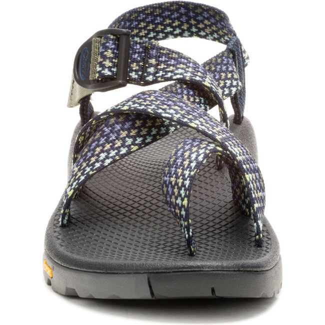 Front of Women&#39;s Chaco Z/2 Rapid Pro Classic Sandal in Aquatic Navy Night with toe post