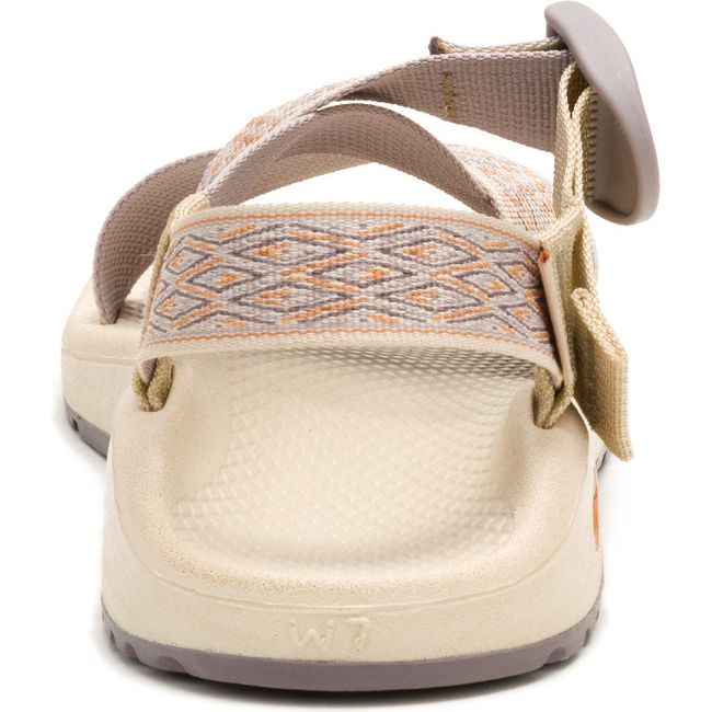 Heel of Women's Chaco Mega Z/Cloud Sandal in Khaki Tan with heel strap