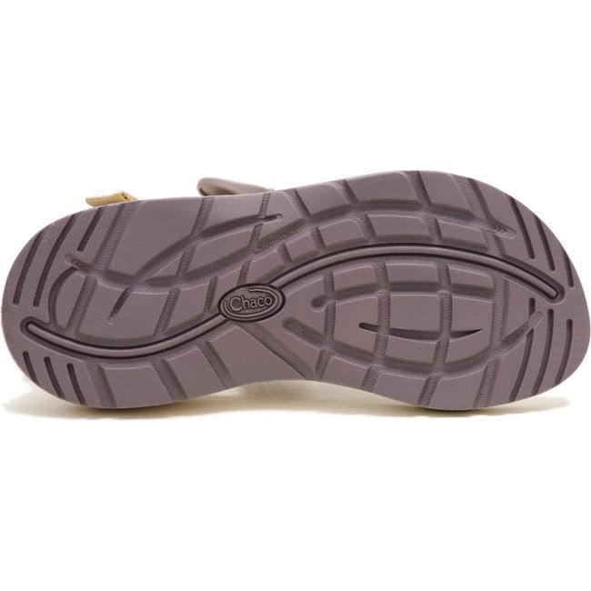 Sole of Women's Chaco Mega Z/Cloud Sandal in Khaki Tan upper