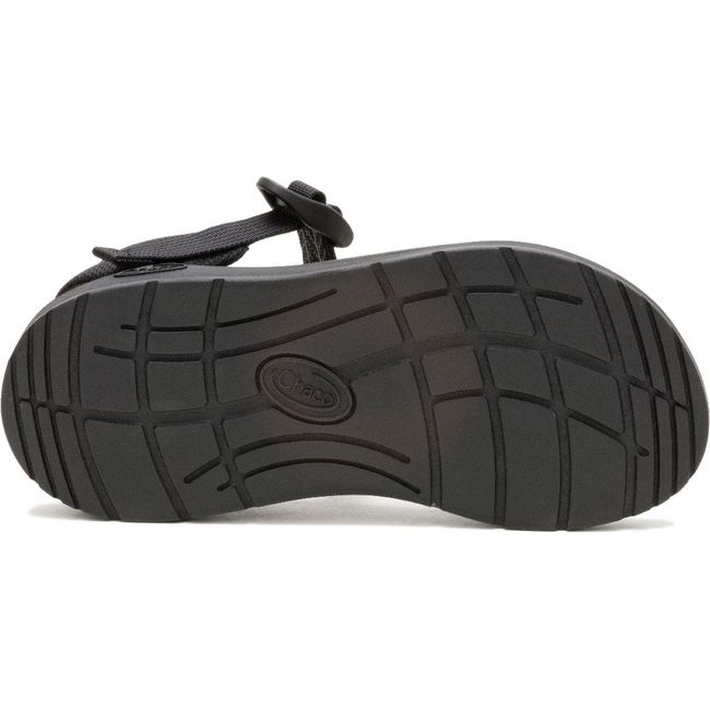 Sole of Women's Chaco CushZ Toe-Loop Extra Cushioned Sandal in Black