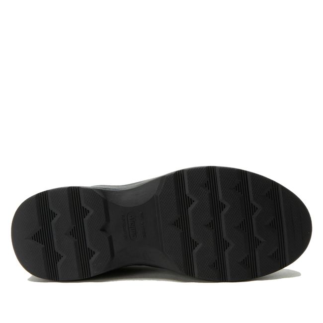 Slip resistant sole of Alegria Women's Jerica Boot in Black Bird Black