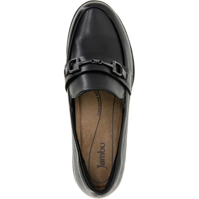 Jambu Women's Tabitha Loafer black Leather J4TAB01/W