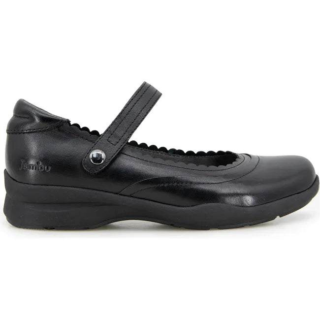 Jambu Women's Tess Mary Jane Shoe Black Leather J4TES01/W