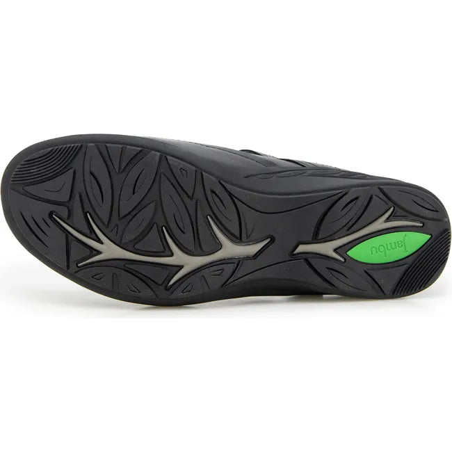 Jambu Women's Tess Mary Jane Shoe Black Leather J4TES01/W