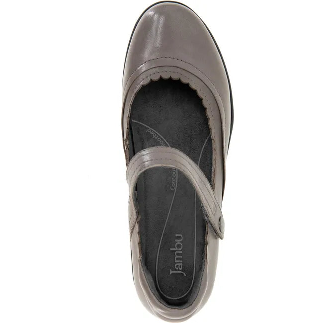 Jambu Women's Tess Mary Jane Shoe Grey J4TES19/W