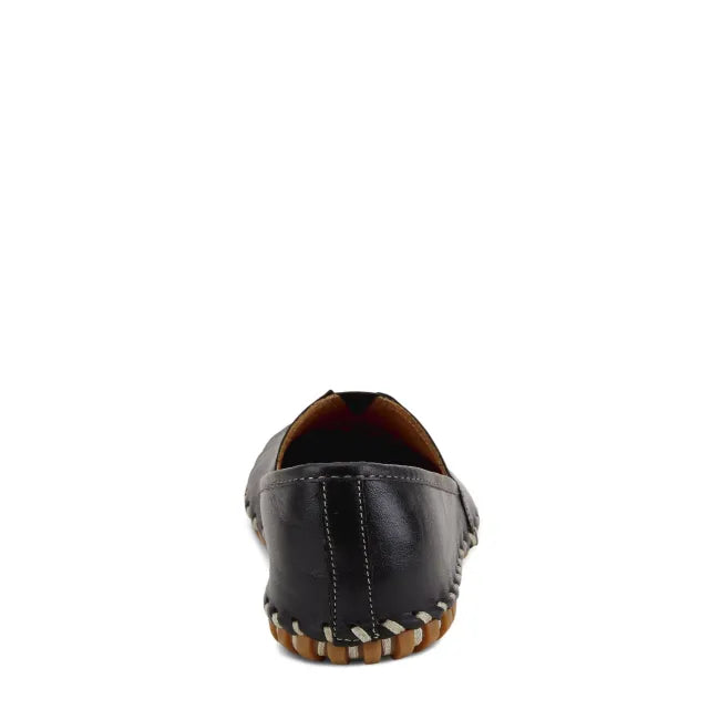 Heel of black leather Spring Step Women&
