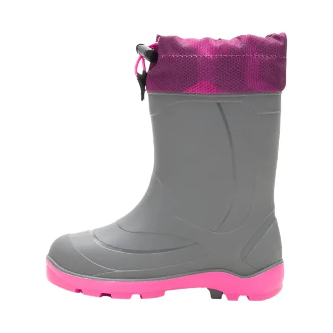 Kamik Kids' Snobuster 2 Snow Boot Black/Charcoal/Magenta AK8192G BCM