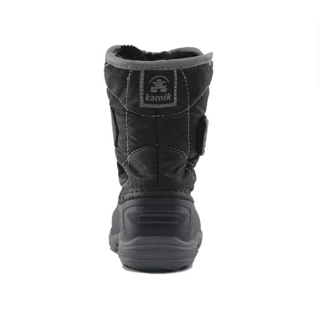 Heel of Kamik Kids' Snowbug 5 Snow Boot in Black