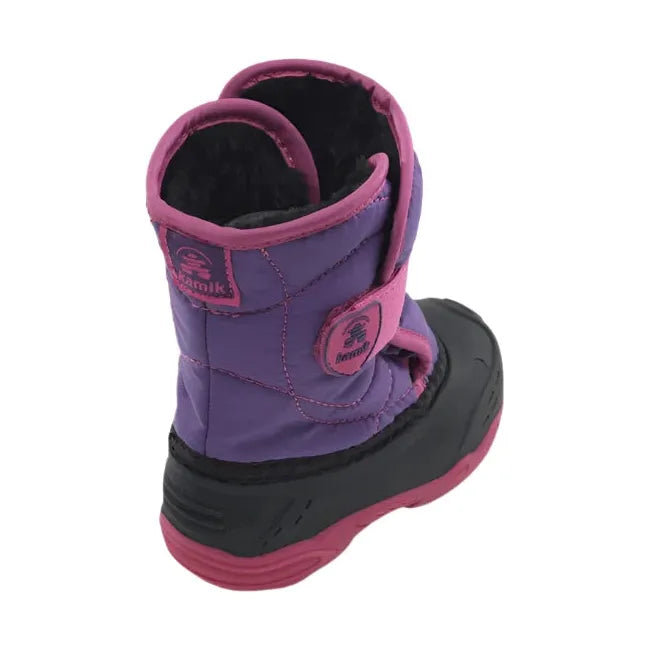 Kamik Kids' Snowbug 5 Snow Boot Navy NF9412N-PUM