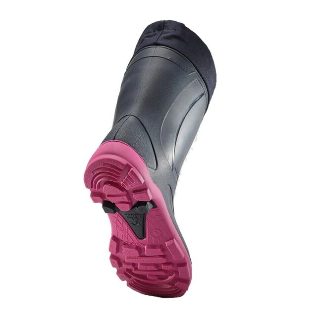 Pink sole of Kamik Toddlers' Snobuster 1 Waterproof Snow Boot in Navy &amp; Pink