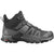 Lateral side of Men's Salomon X Ultra 4 Mid Gore-Tex Hiking Boot in black with Goretex waterproofing