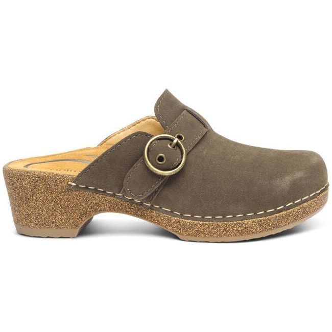 Aetrex Women's Madison Clog Olive LC107W