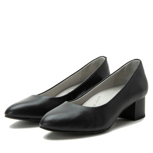 Pair of Alegria Women's Lisah Heels in Black Leather