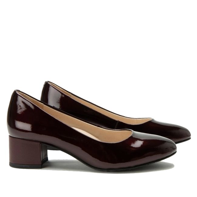 Sides of Alegria Women's Lisah Heels in Jam Burgundy Patent Leather