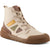 Front angled view of Women's Spring Step Lizano high top sneaker in bone beige with tan sole