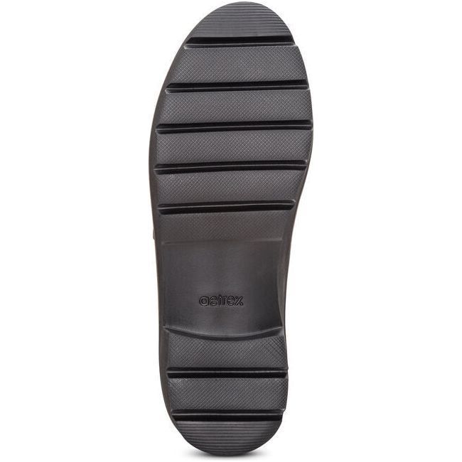 Aetrex Women's Collette Penny Loafer Black Smooth Leather LL100W