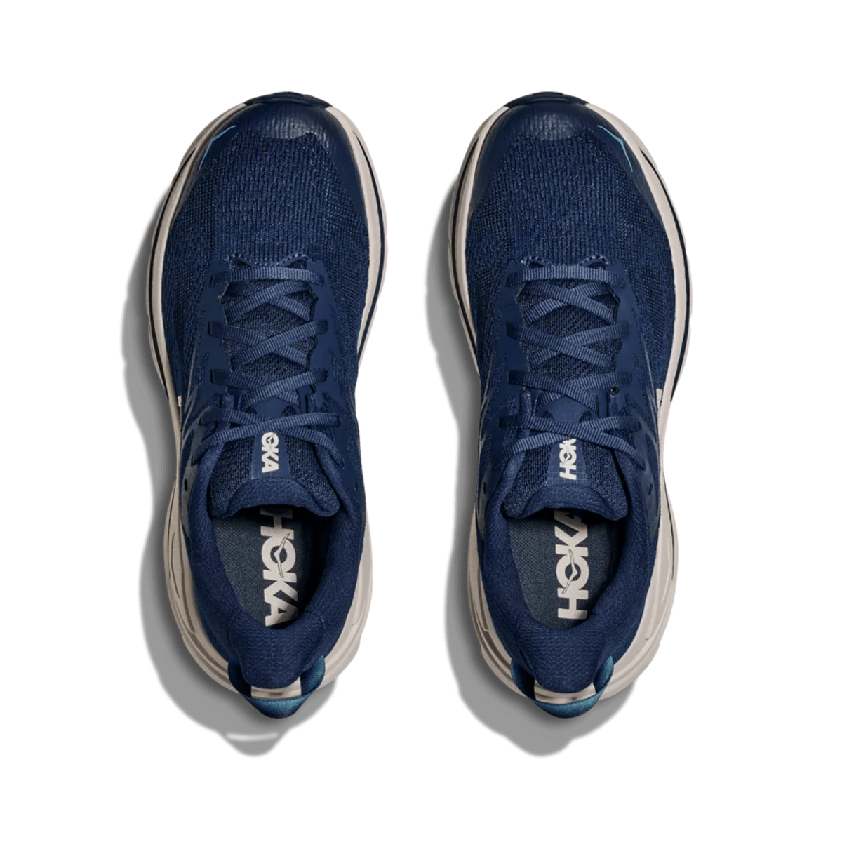 Top of Hoka Women's Challenger 8 Trail Running Shoes in Midnight Blue