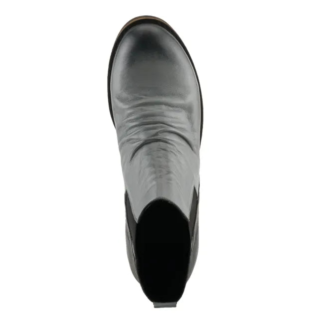 Upper of slip on grey multi leather Spring Step Women&