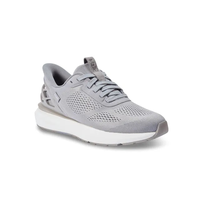 Front angle of Men’s Kizik Athens 2 Sneaker in alloy grey with easy on HandsFree Step-In tech