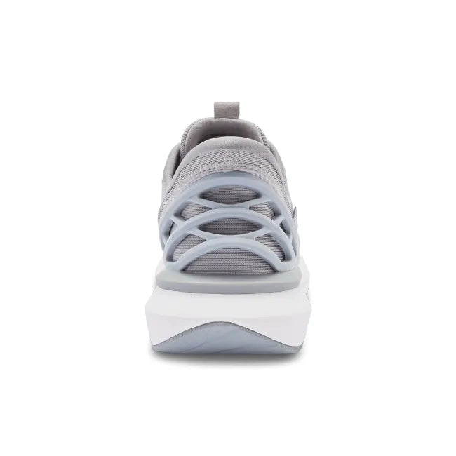 Heel of Men’s Kizik Athens 2 Sneaker in alloy grey with easy on HandsFree Step-In tech