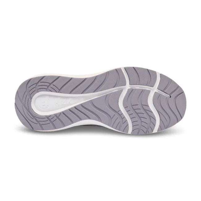 Grey tread of Men’s Kizik Athens 2 Sneaker in alloy grey upper with white midsole