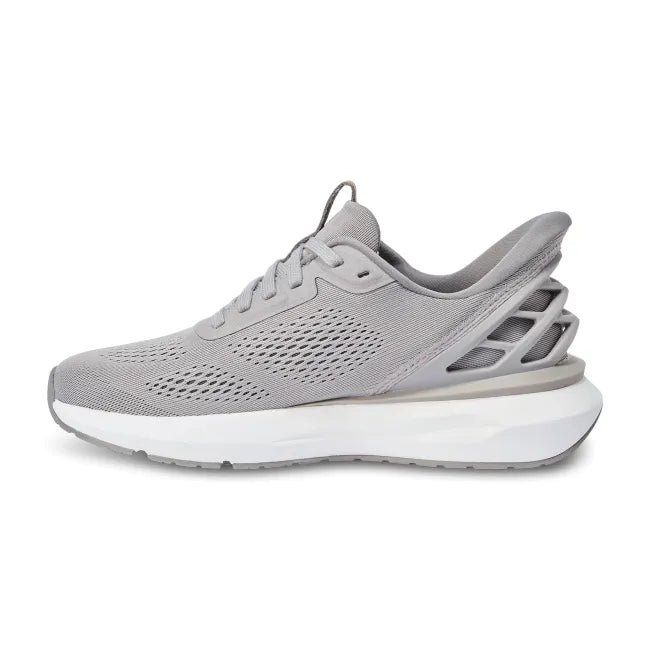 Medial side of Men’s Kizik Athens 2 Sneaker in alloy grey with easy on HandsFree Step-In tech