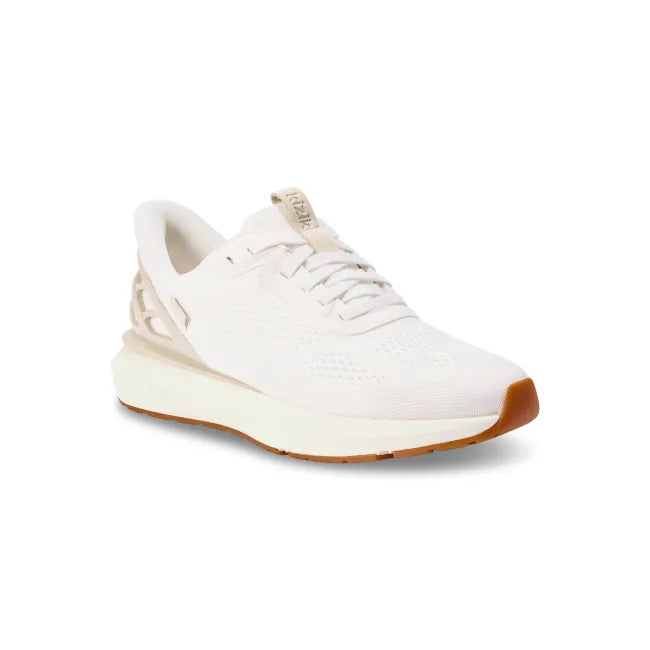 Front angle of Men’s Kizik Athens 2 Sneaker in bright white with easy on HandsFree Step-In tech