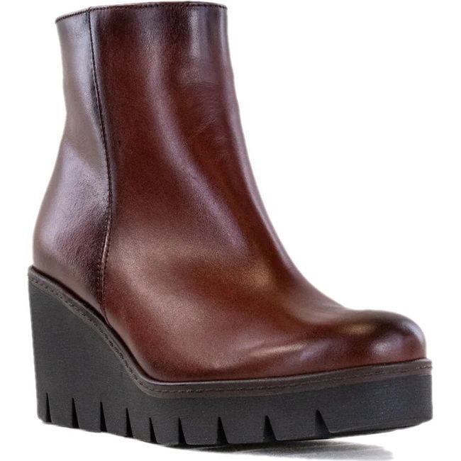 Gabor Women's Wedge Ankle Boot Brandy Brown 54-780-24