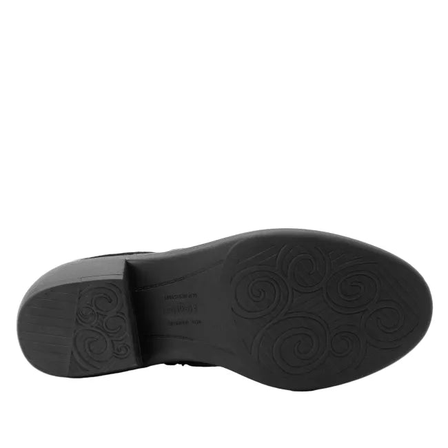 Sole of Alegria Women's Millie Boots in Embroider Me Black