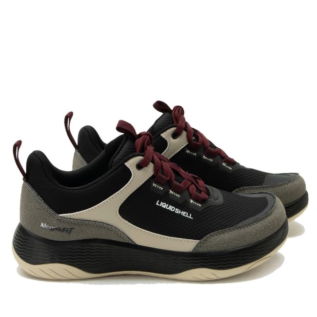 Sides of Alegria Women's Motov8 Water Repellent Sneakers in Raven Black