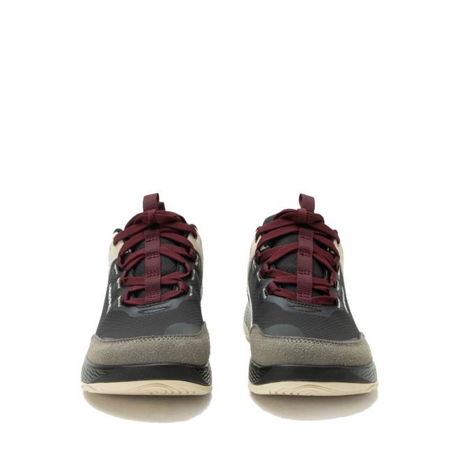 Front of Alegria Women's Motov8 Water Repellent Sneakers in Raven Black