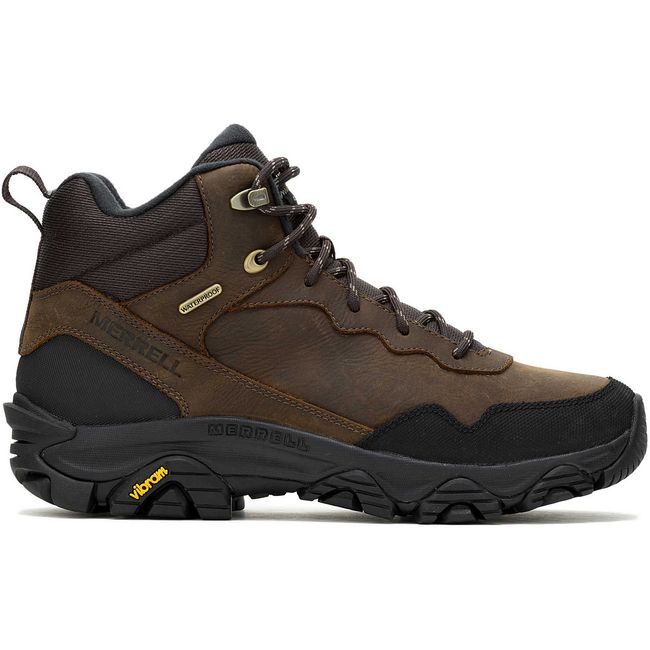 Side of Keen Men's Coldpack 3 Thermo Mid Waterproof Boot in Earth Brown